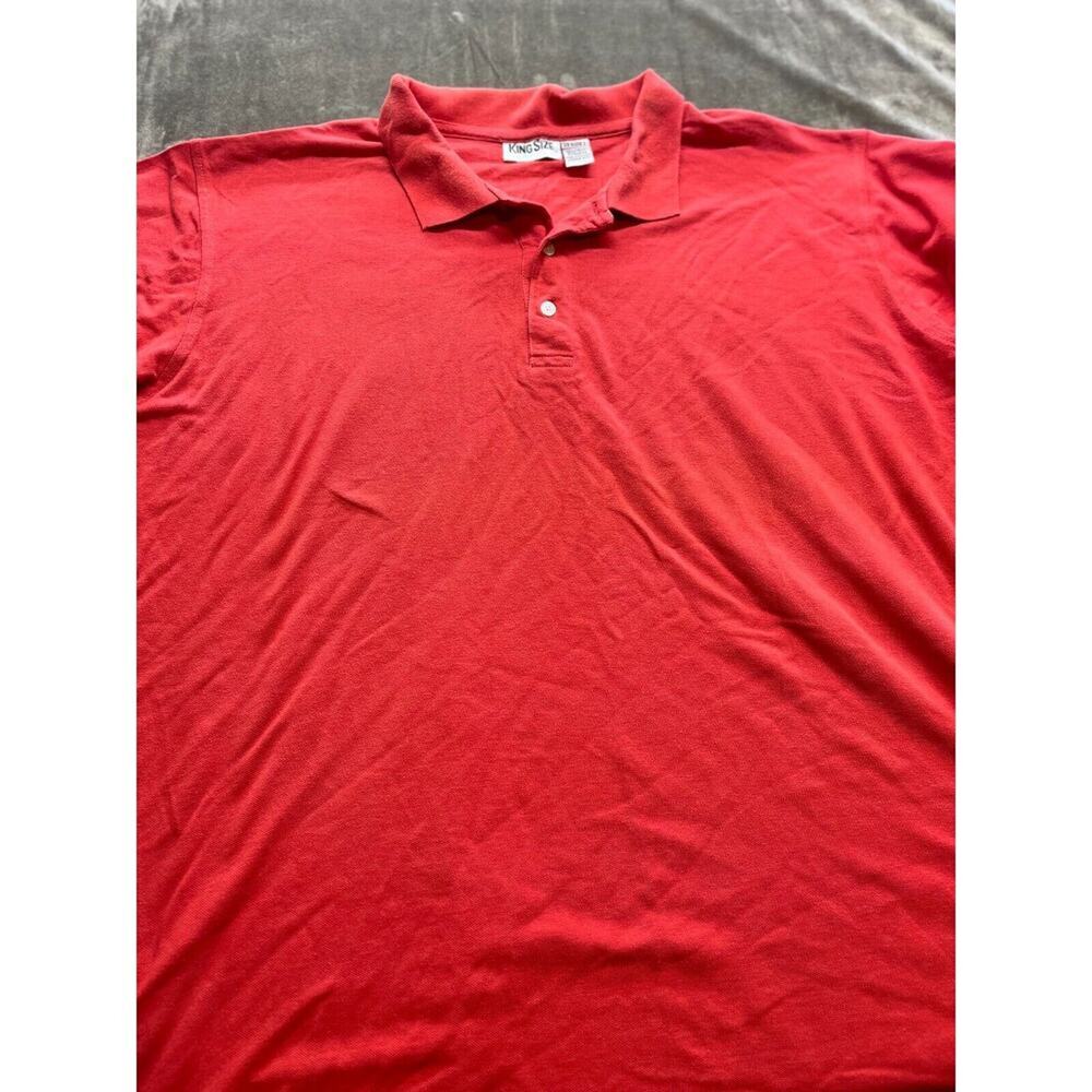 Men's Big & Tall size 5XL short‎ sleeve Red collar polo shirt King Size Brand